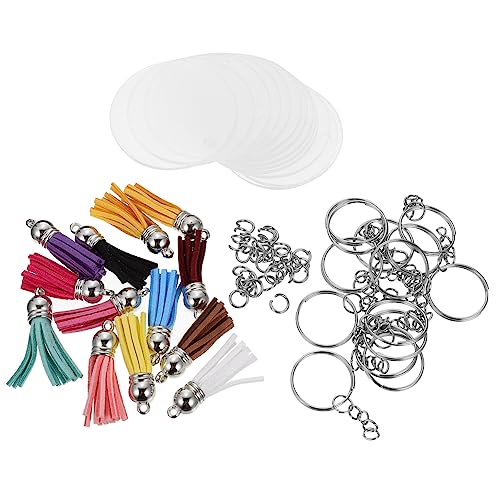 HOMSFOU 12 Sätze Teiliges Set Bunter Acryl Schlüsselanhänger mit Einzigartigem Quasten Design für Diy Zubehör Anhänger für Taschen und Autos Langlebig und HOMSFOU 12 Sätze Teiliges Set Bunter Acryl Schlüsselanhänger mit Einzigartigem Quasten Design für Diy Zubehör Anhänger für Taschen und Autos Langlebig und von HOMSFOU