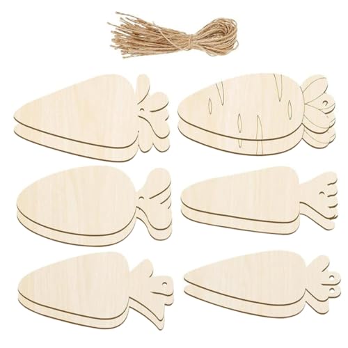 HOMSFOU 12 Sätze Teiliges Unbehandelte Holz Karotten Ausschnitte Diy Holzfiguren für Bastelprojekte und Dekorieren Holzscheiben für Herbst und Osterdekoration HOMSFOU 12 Sätze Teiliges Unbehandelte Holz Karotten Ausschnitte Diy Holzfiguren für Bastelprojekte und Dekorieren Holzscheiben für Herbst und Osterdekoration von HOMSFOU