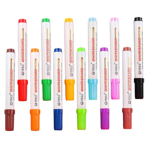HOMSFOU 12 Stck. Löschbarer Whiteboard-marker Löschbare Textmarker Pflege Stifte Aquarellstift Für Müssen Haben Tragbares Whiteboard, Trocken Abwischbar Tafel Plastik HOMSFOU 12 Stck. Löschbarer Whiteboard-marker Löschbare Textmarker Pflege Stifte Aquarellstift Für Müssen Haben Tragbares Whiteboard, Trocken Abwischbar Tafel Plastik von HOMSFOU