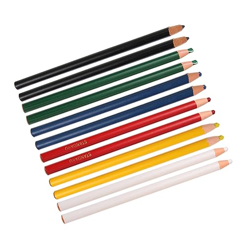 HOMSFOU 12 Stück Abziehbare Marker für Keramik und Leder Schwarz Rot Blau Grün Gelb Weiß Je für Näharbeiten und Kreative Projekte HOMSFOU 12 Stück Abziehbare Marker für Keramik und Leder Schwarz Rot Blau Grün Gelb Weiß Je für Näharbeiten und Kreative Projekte von HOMSFOU