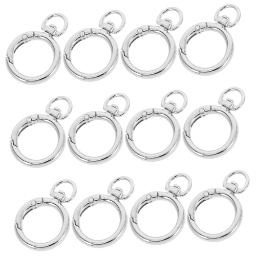 HOMSFOU 12 Stück Druckknopfschnallen Bastelhaken Auto Schlüsselanhänger Verschlussverschlüsse Clips Federclip Reifen Edelstahl Größe Zubehör Gürtelschnallen Runde Tasche Für HOMSFOU 12 Stück Druckknopfschnallen Bastelhaken Auto Schlüsselanhänger Verschlussverschlüsse Clips Federclip Reifen Edelstahl Größe Zubehör Gürtelschnallen Runde Tasche Für von HOMSFOU