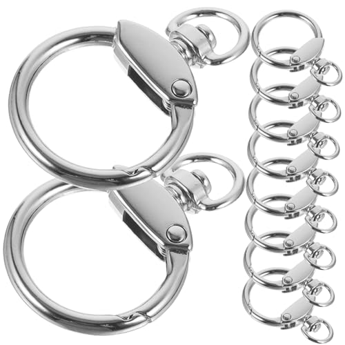 HOMSFOU 12 Stück Frühlingsschnalle Schlüsselbundschnalle Schlüsselbundringe Schlüsselanhänger mit Strasssteinen Schlüsselanhänger für Bastelarbeiten Legierung Silver HOMSFOU 12 Stück Frühlingsschnalle Schlüsselbundschnalle Schlüsselbundringe Schlüsselanhänger mit Strasssteinen Schlüsselanhänger für Bastelarbeiten Legierung Silver von HOMSFOU