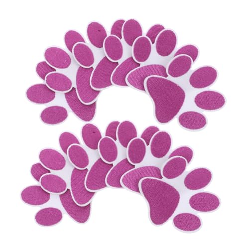 HOMSFOU 12 Stück Gestickte Aufnäher Bügelflicken Für Jeans Stickflicken Aufbügeln Jeansflicken Zum Aufbügeln Eisenflecken Hutflicken Zum Aufbügeln Patch Aufnähen Polyester Violett von HOMSFOU