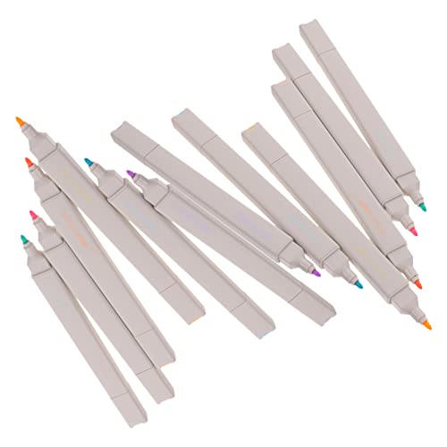 HOMSFOU 12 Stück Marker Highlighter Markierungen Schreibwaren Schule ästhetisch Textmarker Stifte Sammelalbum lesezeichen kleiner Markierungsstift Buch-Textmarker Plastik HOMSFOU 12 Stück Marker Highlighter Markierungen Schreibwaren Schule ästhetisch Textmarker Stifte Sammelalbum lesezeichen kleiner Markierungsstift Buch-Textmarker Plastik von HOMSFOU
