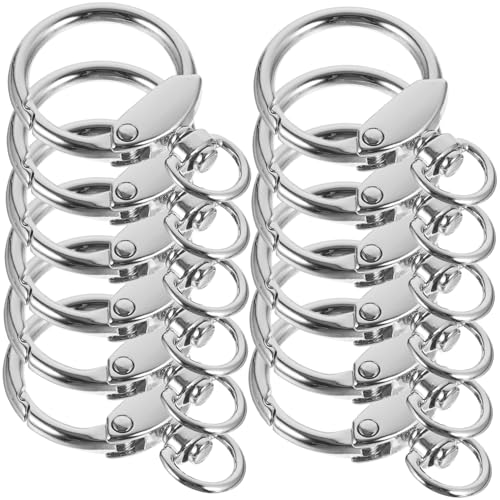 HOMSFOU 12 Stück Metall Schlüsselringe Runde Schlüsselringe Ringe für DIY Bastelarbeiten und Schlüsselanhänger Langlebigem Legierungsmaterial Vielseitig Einsetzbar Einfach zu Handhaben HOMSFOU 12 Stück Metall Schlüsselringe Runde Schlüsselringe Ringe für DIY Bastelarbeiten und Schlüsselanhänger Langlebigem Legierungsmaterial Vielseitig Einsetzbar Einfach zu Handhaben von HOMSFOU