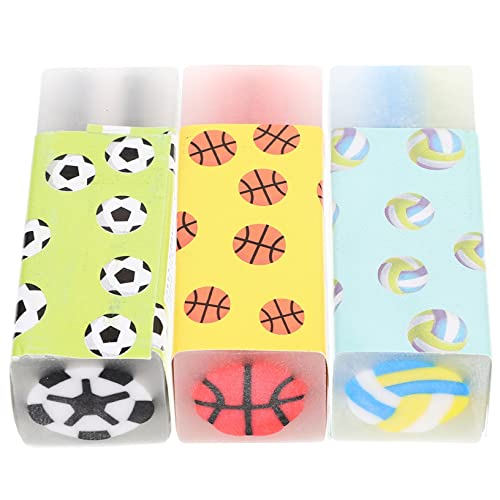 HOMSFOU 12 Stück Mini Radiergummis Für Die Schule Kinderspielzeug Für Kleiner Basketball Coole Radiergummis Für Fußball-radiergummi Kinderbasketball Kindergäuer Pvc HOMSFOU 12 Stück Mini Radiergummis Für Die Schule Kinderspielzeug Für Kleiner Basketball Coole Radiergummis Für Fußball-radiergummi Kinderbasketball Kindergäuer Pvc von HOMSFOU