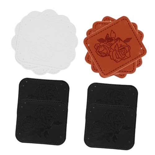 HOMSFOU 12 Stück Nähetiketten Kreative Etiketten Patches Handnähetiketten Gewebte Kleidungsetiketten Kleidungs Quilt Etiketten Häkeletiketten Nähetiketten Für Handgefertigte von HOMSFOU