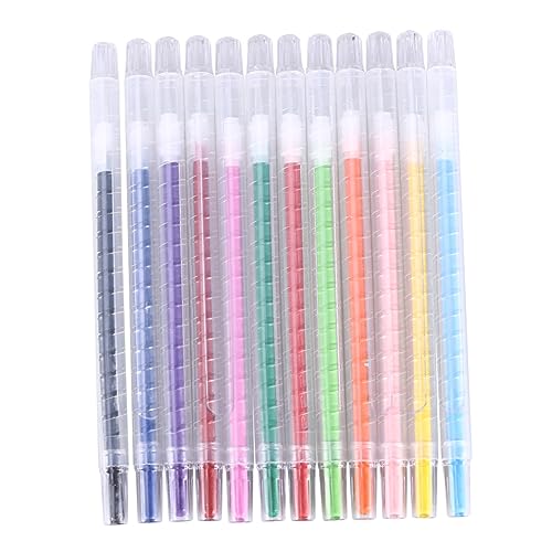 HOMSFOU 12 Stück Pastelle Wachsmalstifte Rotierende Buntstifte HOMSFOU 12 Stück Pastelle Wachsmalstifte Rotierende Buntstifte von HOMSFOU