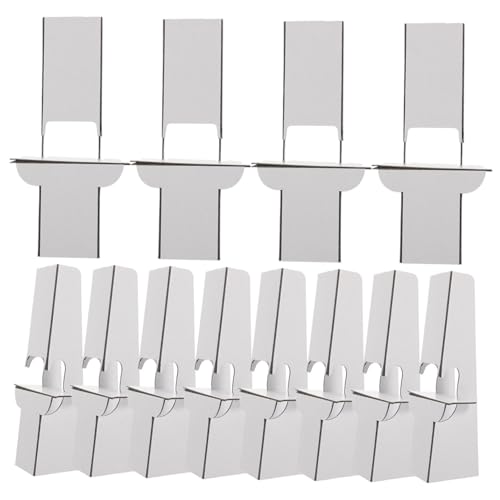 HOMSFOU 12 Stück Präsentationsständer Aus Pappe Staffeleien Schilderständer Für Groß Gruß Falten Stand Rezeption Tragbar Plakatständer Zurück Hochzeit Büfett Steht Karton Party Papier Weiß HOMSFOU 12 Stück Präsentationsständer Aus Pappe Staffeleien Schilderständer Für Groß Gruß Falten Stand Rezeption Tragbar Plakatständer Zurück Hochzeit Büfett Steht Karton Party Papier Weiß von HOMSFOU