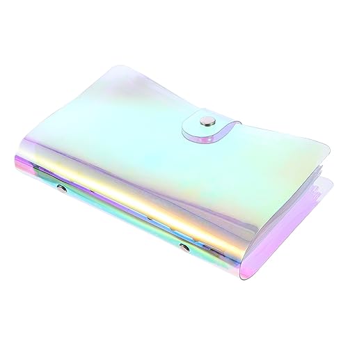 HOMSFOU 12 Stück Pvc -bindemittel Notizblock Schlank Pvc-abdeckung Mit Bindemittelbeuteln Nachfüllbarer 6-loch-ordner Budgetumschläge Notizbucheinband Taschen Flexibler Kunststoff von HOMSFOU