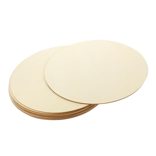 HOMSFOU 12 Stück Runde Holzscheiben Unvollendete Holzplatten für DIY Bastelprojekte für Dekorationen zu Weihnachten und Geburtstagsfeiern Holzscheiben für Handarbeiten HOMSFOU 12 Stück Runde Holzscheiben Unvollendete Holzplatten für DIY Bastelprojekte für Dekorationen zu Weihnachten und Geburtstagsfeiern Holzscheiben für Handarbeiten von HOMSFOU
