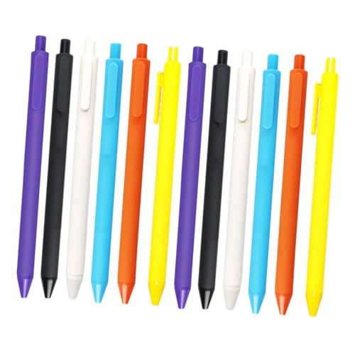 HOMSFOU 12 Stück Teiliges Bunte Einziehbare Kugelschreiber mit Schwarzer Langlebiger Wasserfester Tinte Ergonomisch für Schule Büro und Alltag Rutschfeste Griffigkeit für Lange HOMSFOU 12 Stück Teiliges Bunte Einziehbare Kugelschreiber mit Schwarzer Langlebiger Wasserfester Tinte Ergonomisch für Schule Büro und Alltag Rutschfeste Griffigkeit für Lange von HOMSFOU