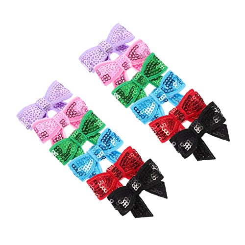 HOMSFOU 12 Stück Teiliges DIY Pailletten Schleifen Mini Bowties für Nähen Haar und Kleidungsdekoration Leichte Applikationen Vielseitiges Zubehör für Kreative Zufällige Zufällige Farbe HOMSFOU 12 Stück Teiliges DIY Pailletten Schleifen Mini Bowties für Nähen Haar und Kleidungsdekoration Leichte Applikationen Vielseitiges Zubehör für Kreative Zufällige Zufällige Farbe von HOMSFOU