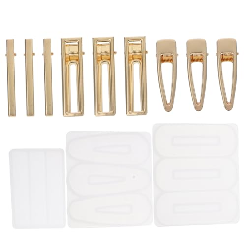 HOMSFOU 12 Stück Teiliges DIY Silikon Haarclip Gießform Set Epoxidharz Haarschmuck Formen Flexibel Reißfest Langlebig für Individuelle Haarspangen Schmuckherstellung Zubehör HOMSFOU 12 Stück Teiliges DIY Silikon Haarclip Gießform Set Epoxidharz Haarschmuck Formen Flexibel Reißfest Langlebig für Individuelle Haarspangen Schmuckherstellung Zubehör von HOMSFOU