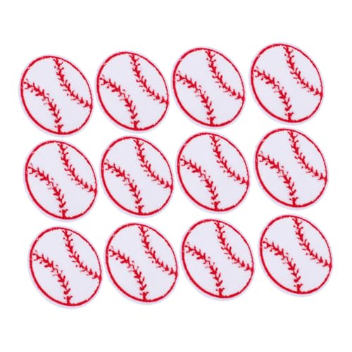 HOMSFOU 12 Stück Teiliges Gestickte Baseball Aufnäher zum Aufbügeln Chenille Flicken für Kleidung Jacken Taschen und Hüte Vielseitige DIY Patch Applikationen für Sport und HOMSFOU 12 Stück Teiliges Gestickte Baseball Aufnäher zum Aufbügeln Chenille Flicken für Kleidung Jacken Taschen und Hüte Vielseitige DIY Patch Applikationen für Sport und von HOMSFOU