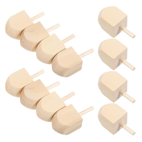 HOMSFOU 12 Stück Teiliges Handgefertigter Kleiner Holz Dreidel ohne Farbe zum Bemalen Traditionelles Hanukkah Spinnspielzeug für Diy Bastelspaß bei Familienfeiern und Lernaktivitäten HOMSFOU 12 Stück Teiliges Handgefertigter Kleiner Holz Dreidel ohne Farbe zum Bemalen Traditionelles Hanukkah Spinnspielzeug für Diy Bastelspaß bei Familienfeiern und Lernaktivitäten von HOMSFOU