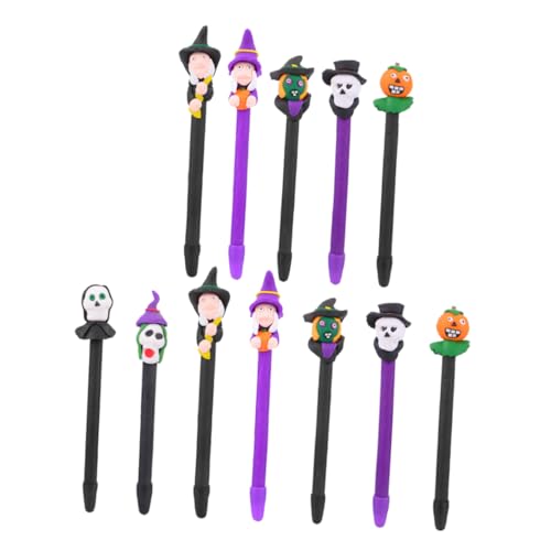 HOMSFOU 12 Stück Teiliges Kugelschreiber Halloween Stifte Ergonomisch Rutschfest für Schüler Schreiben Notizen Zeichnen Langlebig Zufällige Farbe HOMSFOU 12 Stück Teiliges Kugelschreiber Halloween Stifte Ergonomisch Rutschfest für Schüler Schreiben Notizen Zeichnen Langlebig Zufällige Farbe von HOMSFOU