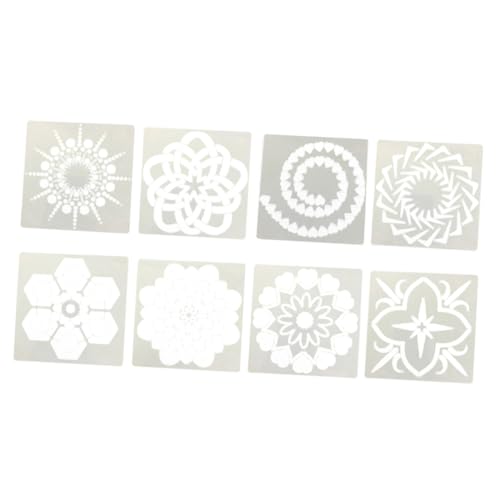 HOMSFOU 12 Stück Teiliges Mandala Schablonen Set Kreative Zeichenvorlagen mit Hohlem Design für Diy Bastelprojekte und Wanddekoration Langlebig und Sicher der Anwendung HOMSFOU 12 Stück Teiliges Mandala Schablonen Set Kreative Zeichenvorlagen mit Hohlem Design für Diy Bastelprojekte und Wanddekoration Langlebig und Sicher der Anwendung von HOMSFOU