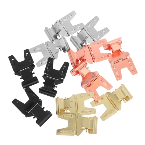 HOMSFOU 12 Stück Teiliges Metall Preisschildhalter Drehbare Verstellbare Clips für Ladenregale Flexible Anbringung von Preisschildern Schlankes Design Leicht und Handlich für Vielseitige von HOMSFOU