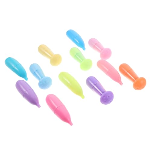 HOMSFOU 12 Stück Textmarker Stifte in Cartoon-Form entzückende Marker Schule Schreibwaren Markierungen Kleine Highlighter Marker für Highlight Schreibutensilien Mini-Marker Faserspitze HOMSFOU 12 Stück Textmarker Stifte in Cartoon-Form entzückende Marker Schule Schreibwaren Markierungen Kleine Highlighter Marker für Highlight Schreibutensilien Mini-Marker Faserspitze von HOMSFOU