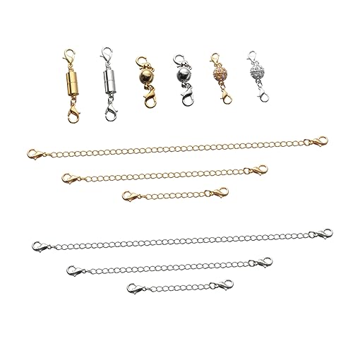 HOMSFOU 12 Stück Zylindrische Magnetverschlüsse für DIY Schmuck Umweltfreundliche Magnet Buckle Set für Armbänder und Silber und Einfach zu Verbinden HOMSFOU 12 Stück Zylindrische Magnetverschlüsse für DIY Schmuck Umweltfreundliche Magnet Buckle Set für Armbänder und Silber und Einfach zu Verbinden von HOMSFOU