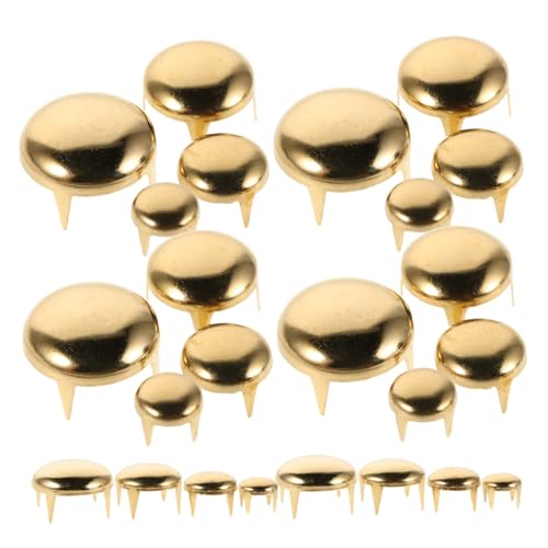 HOMSFOU 120 Stück Brass Dome Punk Studs Vierklauen rivets Runde Nieten für DIY Leder Gürtel Schuhe Taschen Verzierung HOMSFOU 120 Stück Brass Dome Punk Studs Vierklauen rivets Runde Nieten für DIY Leder Gürtel Schuhe Taschen Verzierung von HOMSFOU