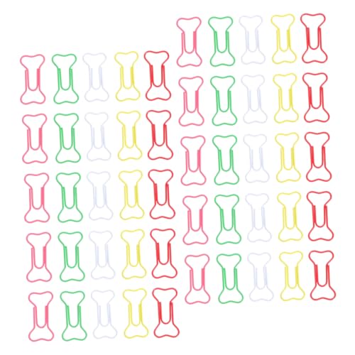 HOMSFOU 120 Stück Bunte Metall Büroklammern Hundeknochenform Lustige Dokumentenklammern Kreative Lesezeichen Planner Clips für Büro Papierorganisation HOMSFOU 120 Stück Bunte Metall Büroklammern Hundeknochenform Lustige Dokumentenklammern Kreative Lesezeichen Planner Clips für Büro Papierorganisation von HOMSFOU