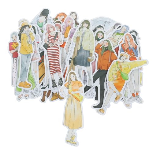 HOMSFOU 120 Stück Fashionable Scrapbooking Sticker Selbstklebende Aufkleber für Journaling Diy Projekte Designs pro Packung für Tagebücher Scrapbooks und Handarbeiten HOMSFOU 120 Stück Fashionable Scrapbooking Sticker Selbstklebende Aufkleber für Journaling Diy Projekte Designs pro Packung für Tagebücher Scrapbooks und Handarbeiten von HOMSFOU