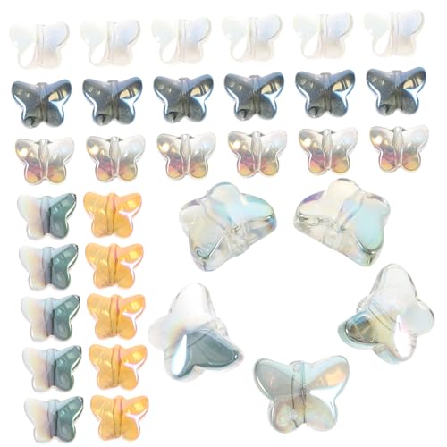 HOMSFOU 120 Stück Teiliges Glasperlen für Schmuckherstellung Diy Bastelperlen Verschiedenen Farben Geeignet für Armbänder Ohrringe und Leicht und Elegant HOMSFOU 120 Stück Teiliges Glasperlen für Schmuckherstellung Diy Bastelperlen Verschiedenen Farben Geeignet für Armbänder Ohrringe und Leicht und Elegant von HOMSFOU