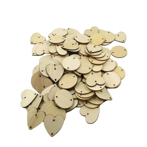 HOMSFOU 120 Stück Teiliges Holzscheiben mit Doppel löchern Runde und Herzförmige Holzherzen Naturbelassen Leicht zum Bemalen und Basteln für Scrapbooking Hochzeitsdeko DIY Kunstprojekte HOMSFOU 120 Stück Teiliges Holzscheiben mit Doppel löchern Runde und Herzförmige Holzherzen Naturbelassen Leicht zum Bemalen und Basteln für Scrapbooking Hochzeitsdeko DIY Kunstprojekte von HOMSFOU