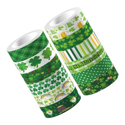 HOMSFOU 12Rollen Washi Tape Vintage Design Selbstklebendes für Scrapbooking DIY Geschenkbänder und Dekoration für Tagebuch und Bastelprojekte von HOMSFOU