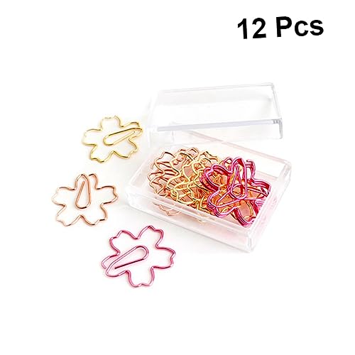 HOMSFOU 12Stücke Buntes Teiliges Büroklammer Set Kreativen Designs Vielseitige Lesezeichen Clips für Schule Büro und Zuhause als oder Werbeartikel HOMSFOU 12Stücke Buntes Teiliges Büroklammer Set Kreativen Designs Vielseitige Lesezeichen Clips für Schule Büro und Zuhause als oder Werbeartikel von HOMSFOU
