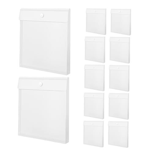 HOMSFOU 12Stücke Dokumentenmappen Material Transparente Aufbewahrungstaschen für Scrapbook Papier Fotos und Dokumente Vielseitige Organizer für Büro Schule und Zuhause HOMSFOU 12Stücke Dokumentenmappen Material Transparente Aufbewahrungstaschen für Scrapbook Papier Fotos und Dokumente Vielseitige Organizer für Büro Schule und Zuhause von HOMSFOU