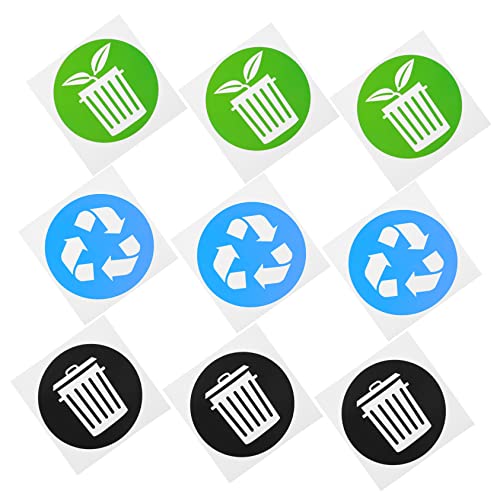 HOMSFOU 12 Stück Mülltrenn Aufkleber für Mülleimer Selbstklebende Recycling Etiketten Wasserfest für und Außen Einfache Müllklassifizierung HOMSFOU 12 Stück Mülltrenn Aufkleber für Mülleimer Selbstklebende Recycling Etiketten Wasserfest für und Außen Einfache Müllklassifizierung von HOMSFOU