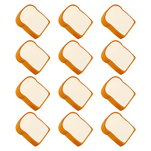 HOMSFOU 12Stücke Teiliges Cartoon Radiergummis für Lustige Toastbrot Designs Perfektes Schreibwaren für Dekorative Schulgummis Leicht und Praktisch für Schule HOMSFOU 12Stücke Teiliges Cartoon Radiergummis für Lustige Toastbrot Designs Perfektes Schreibwaren für Dekorative Schulgummis Leicht und Praktisch für Schule von HOMSFOU
