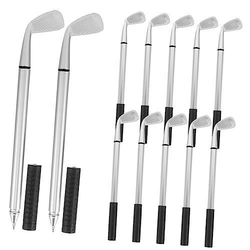 HOMSFOU 12Stücke Teiliges Golf Kugelschreiber Kreative Golfer Souvenirs Putter Design Hochwertige Metalllegierung Golfbegeisterte und Clubpreise HOMSFOU 12Stücke Teiliges Golf Kugelschreiber Kreative Golfer Souvenirs Putter Design Hochwertige Metalllegierung Golfbegeisterte und Clubpreise von HOMSFOU