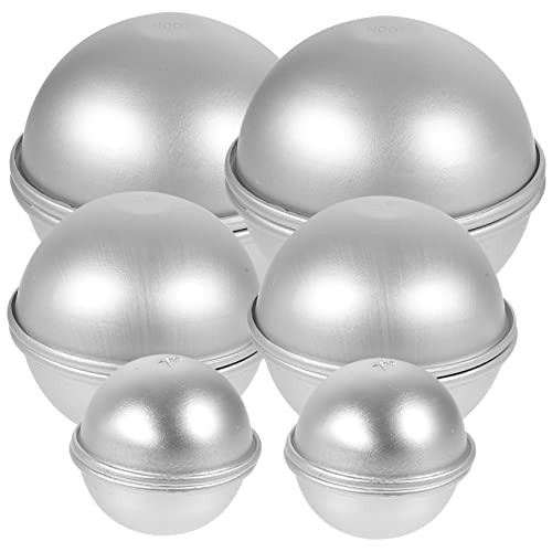 HOMSFOU 12Stücke Teiliges Halbkugel Formen für DIY Badebomben Aluminium Halbkugel Backform Vielseitig Einsetzbar für Bastelarbeiten Hitzebeständig und Langlebig HOMSFOU 12Stücke Teiliges Halbkugel Formen für DIY Badebomben Aluminium Halbkugel Backform Vielseitig Einsetzbar für Bastelarbeiten Hitzebeständig und Langlebig von HOMSFOU