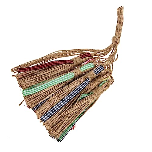 HOMSFOU 12Stücke Teiliges Jute Quasten Für DIY Projekte Natürliche Hanfseil Tassel Für Holzperlen Girlanden Handgemachte Dekorationen Und Lange Quasten HOMSFOU 12Stücke Teiliges Jute Quasten Für DIY Projekte Natürliche Hanfseil Tassel Für Holzperlen Girlanden Handgemachte Dekorationen Und Lange Quasten von HOMSFOU