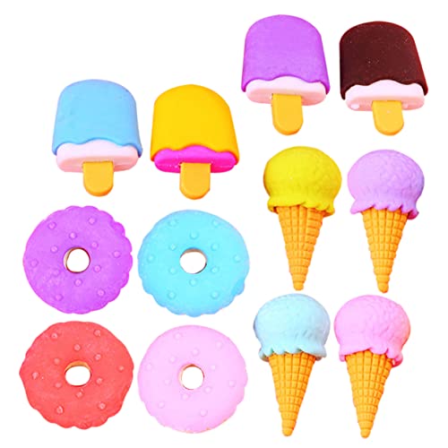HOMSFOU 12Stücke Teiliges Süße Dessert Radiergummis für Mini und Eiskrem Formen für Kreative Bastelprojekte HOMSFOU 12Stücke Teiliges Süße Dessert Radiergummis für Mini und Eiskrem Formen für Kreative Bastelprojekte von HOMSFOU