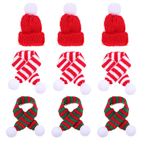 HOMSFOU 12st Gestrickte Mütze Weihnachten Santa Claus Puppe Hut Weihnachten Wein Flasche Schal Weihnachten Bier Flasche Hüte Weihnachten Puppe Schals Garn Handbuch Flaschenverschluss HOMSFOU 12st Gestrickte Mütze Weihnachten Santa Claus Puppe Hut Weihnachten Wein Flasche Schal Weihnachten Bier Flasche Hüte Weihnachten Puppe Schals Garn Handbuch Flaschenverschluss von HOMSFOU