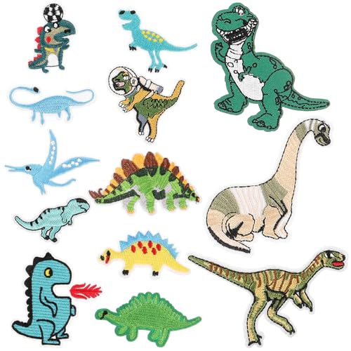 HOMSFOU 13 Stück Teiliges Dinosaurier Aufnäher Niedliche Gestickte Applikationen für Rucksäcke und Bekleidung Einfach Aufzubügeln zur Dekoration von Kleidung und Taschen HOMSFOU 13 Stück Teiliges Dinosaurier Aufnäher Niedliche Gestickte Applikationen für Rucksäcke und Bekleidung Einfach Aufzubügeln zur Dekoration von Kleidung und Taschen von HOMSFOU