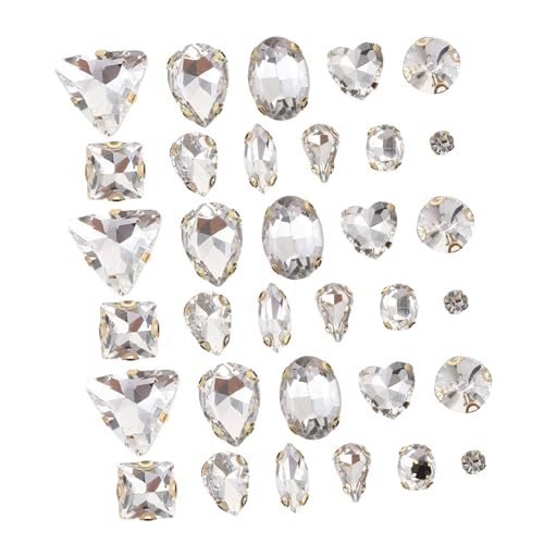 HOMSFOU 130 Stück Strass Diy Edelsteine für Kleidung Nagel Diamanten Funkeln Nägel Charme Klaue Basteln Strass Nähen Sortiert Mode Nailart-strasssteine Groß Bunt Flecken Weiß Glas HOMSFOU 130 Stück Strass Diy Edelsteine für Kleidung Nagel Diamanten Funkeln Nägel Charme Klaue Basteln Strass Nähen Sortiert Mode Nailart-strasssteine Groß Bunt Flecken Weiß Glas von HOMSFOU