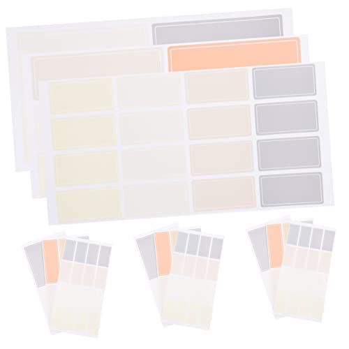 HOMSFOU 130Stücke Beschreibbare Aufkleber für Namensschilder Wasserdichte für Büro für Scrapbooking und Organisation Praktische Haftnotizen HOMSFOU 130Stücke Beschreibbare Aufkleber für Namensschilder Wasserdichte für Büro für Scrapbooking und Organisation Praktische Haftnotizen von HOMSFOU