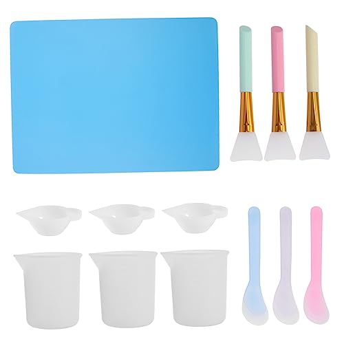 HOMSFOU 13Stücke Teiliges Epoxidharz Tools Set mit Rührstäben Messbechern und Spateln für DIY Projekte für Bastelarbeiten Kristallkleber und Mehr HOMSFOU 13Stücke Teiliges Epoxidharz Tools Set mit Rührstäben Messbechern und Spateln für DIY Projekte für Bastelarbeiten Kristallkleber und Mehr von HOMSFOU
