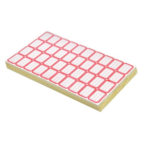 HOMSFOU 140 Blatt Selbstklebende Etiketten Multifunktionale Preisaufkleber für Büro und Zuhause Praktische Markierungsbeschriftungen für Aufbewahrung und Organisation von HOMSFOU