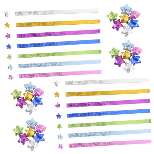 HOMSFOU 140 Stück Origami -Material Papier Farbe Origami-Kit hängende Sterne Gold falten Glitzer Origami Stars Paper Streifen Origami-Sternenstreifen Origami-Streifen dekorative Streifen HOMSFOU 140 Stück Origami -Material Papier Farbe Origami-Kit hängende Sterne Gold falten Glitzer Origami Stars Paper Streifen Origami-Sternenstreifen Origami-Streifen dekorative Streifen von HOMSFOU