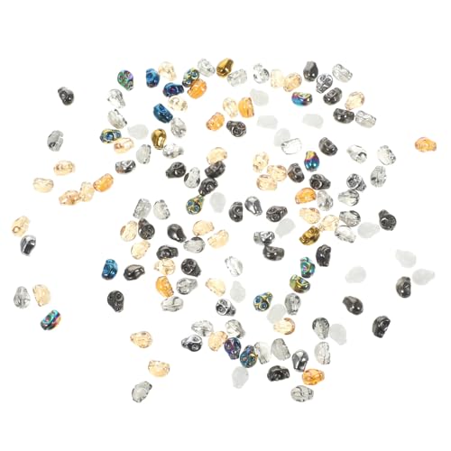 HOMSFOU 140 Stück Teiliges Diy Glasperlen mit Bunten Schädelperlen Glatte Oberfläche Langlebig für Armbänder Halsketten und Kreative Schmuckherstellung Geeignet für Bastelprojekte und HOMSFOU 140 Stück Teiliges Diy Glasperlen mit Bunten Schädelperlen Glatte Oberfläche Langlebig für Armbänder Halsketten und Kreative Schmuckherstellung Geeignet für Bastelprojekte und von HOMSFOU