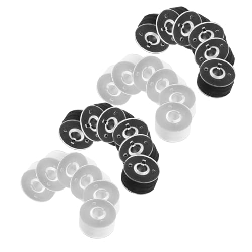HOMSFOU 144 Stück Vorgespulte Polyester Bobbins Nähgarn für Stickmaschinen Strapazierfähig Farbecht und Robust für Quilting Heim Diy-stickprojekte Kompatibel mit Brother von HOMSFOU