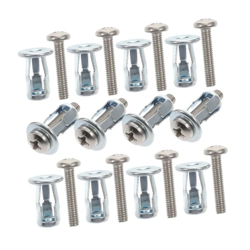HOMSFOU 15 Stück Hollow Door Anchor Expansion Nut Kit Teiliges Set mit Schrauben für Gipskarton Extra Kurze Wandanker Robustes Material Einfache Installation und Stabile Befestigung von HOMSFOU