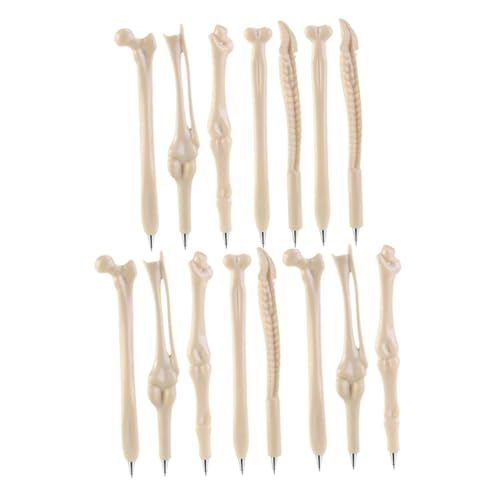 HOMSFOU 15 Stück Knochen Kugelschreiber verschiedene geformte Stifte dekorative Kugelschreiber Spukballpoint Pen Festival-Kugelschreiber Skelett -Tintenstifte Abs Beige HOMSFOU 15 Stück Knochen Kugelschreiber verschiedene geformte Stifte dekorative Kugelschreiber Spukballpoint Pen Festival-Kugelschreiber Skelett -Tintenstifte Abs Beige von HOMSFOU